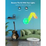 پنل هوشمند 10 تیکه گووی مدل Govee Glide Triangle Light Panels - Image 4